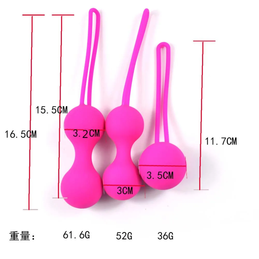 3 шт./компл. женский умный мяч Кегель Бэн ва вагинальный тренажер секс-игрушки