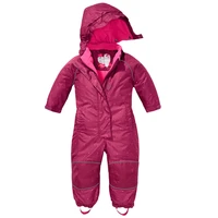 baby winter rompers toddler boys ski suits 1 2 3 4 5 6 years cotton padded children outdoor clothing girls snow suits