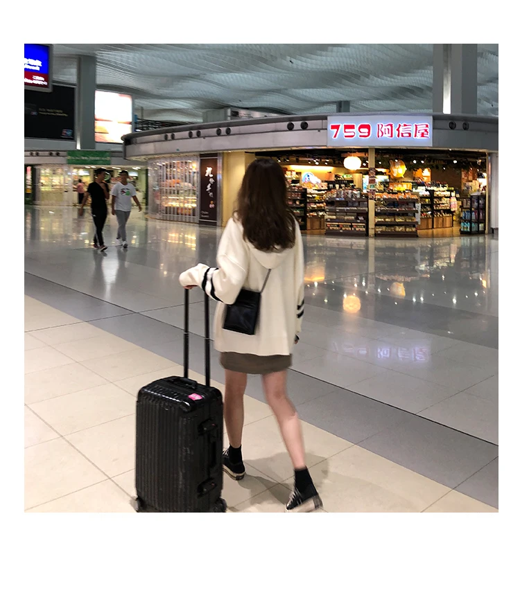 Woherb Harajuku Knitted Cardigan Women Korean Style Modis Striped Print Hooded Sweater Coat Girls Casual Runway Sweaters