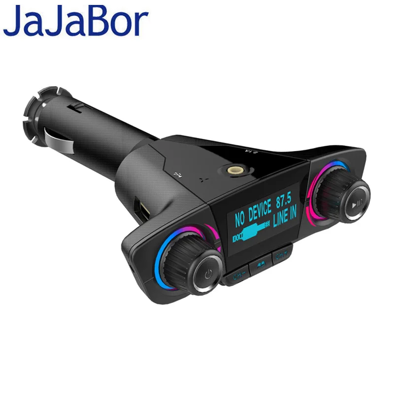 Автомобильный беспроводной fm-передатчик JaJaBor Bluetooth автомобильный комплект AUX