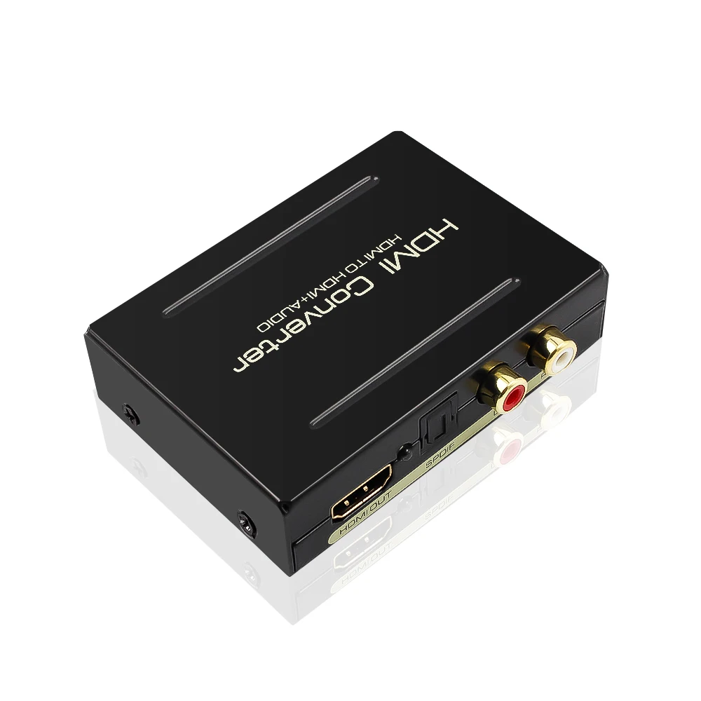 HD 1080P HDMI-совместимый преобразователь Аудио сплиттер с SPDIF RCA L/R аудио видео