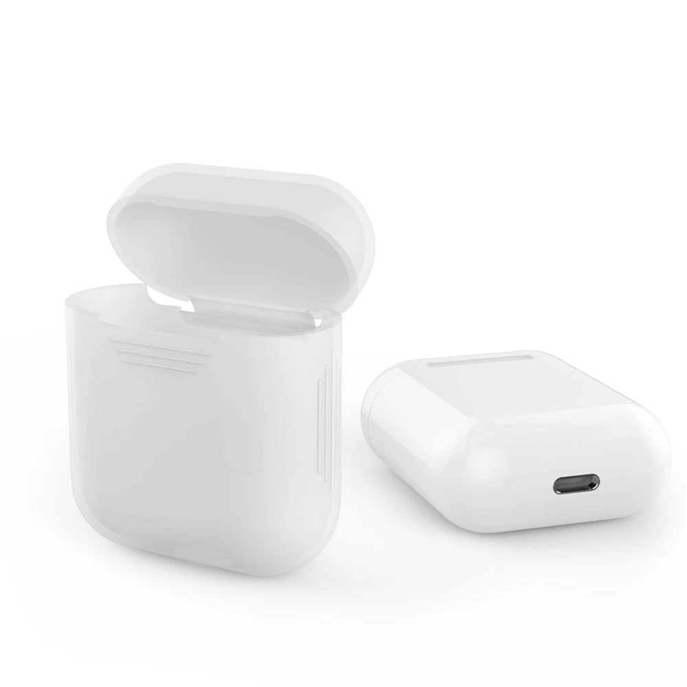 Чехол XBERSTAR для Apple AirPods силиконовый ударопрочный защитный чехол настоящие
