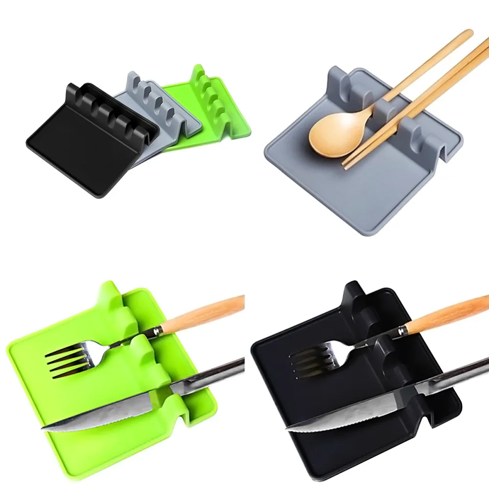 3 шт. Кухня Пособия по кулинарии инструменты ложка силикона отдыха Посуда шпатель