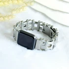 Тяжелый ремешок для часов Apple Watch Series 5 4 3 2 1, металлический механический браслет-отвертка для наручных часов