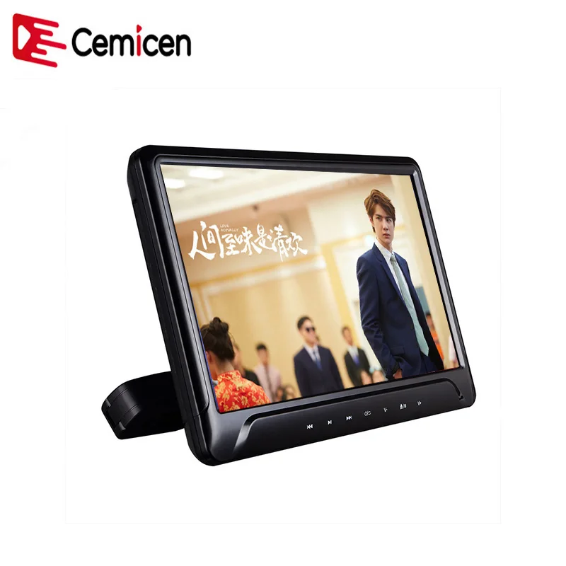 XST 11.6-дюймовый автомобильный монитор DVD-плеера для подголовника с поддержкой кнопки сенсорного экрана 1920 * 1080 HD 1080P Video/USB/SD/IR/FM/HDMI/Speaker/Game.