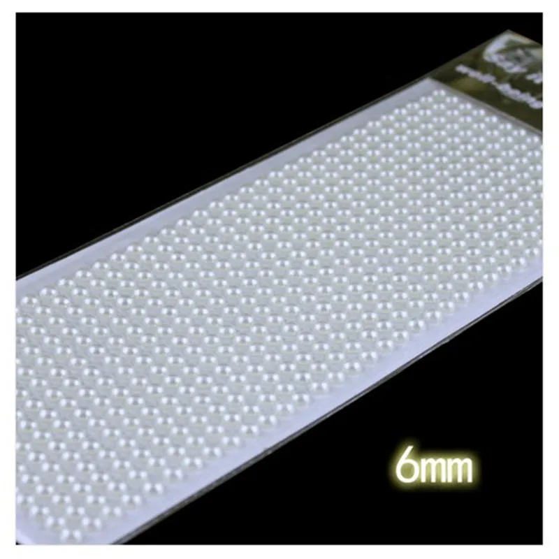 Детские игрушки 6 мм 468 шт./компл. наклейка из искусственного акрилового жемчуга