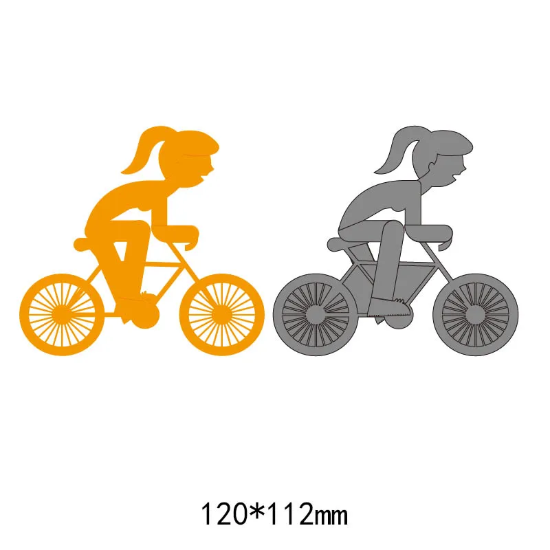

bicycle frames Human Figure Metal steel Die Cuts Cutting Dies stencils For DIY Scrapbooking Photo Album Embossing paper Cards
