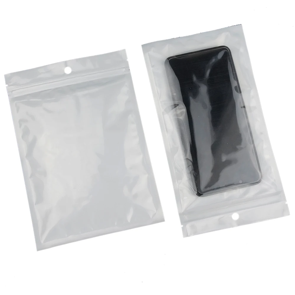 Прозрачная USB сумка на молнии прозрачная белая 100 шт./лот 20*30 см|pouch pouch|pouch filmpouch zipper