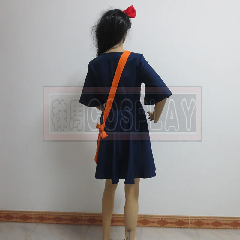 Кики Услуги платье Kiki Косплэй костюм с нагрудником для битвы Платье + повязка на