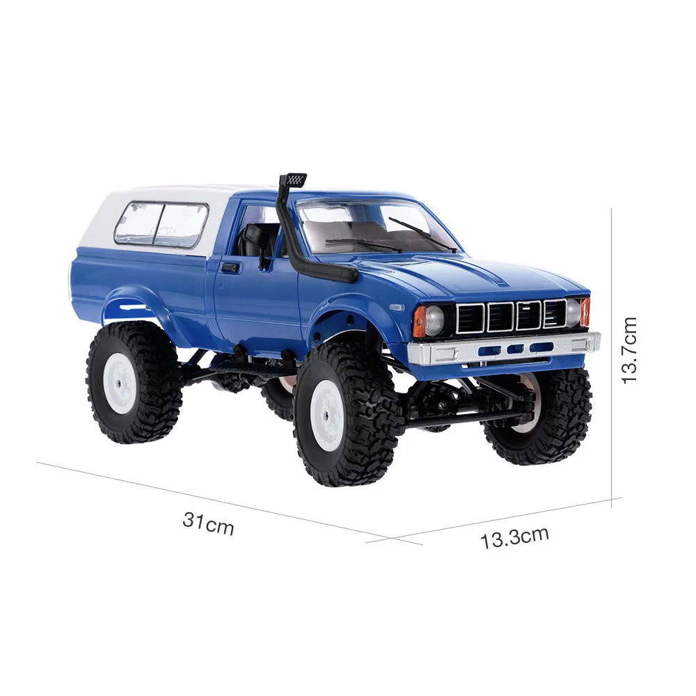 C24 RC автомобиль 1/16 2 4 ГГц 4WD автомобили с фарой LED пульт дистанционного управления