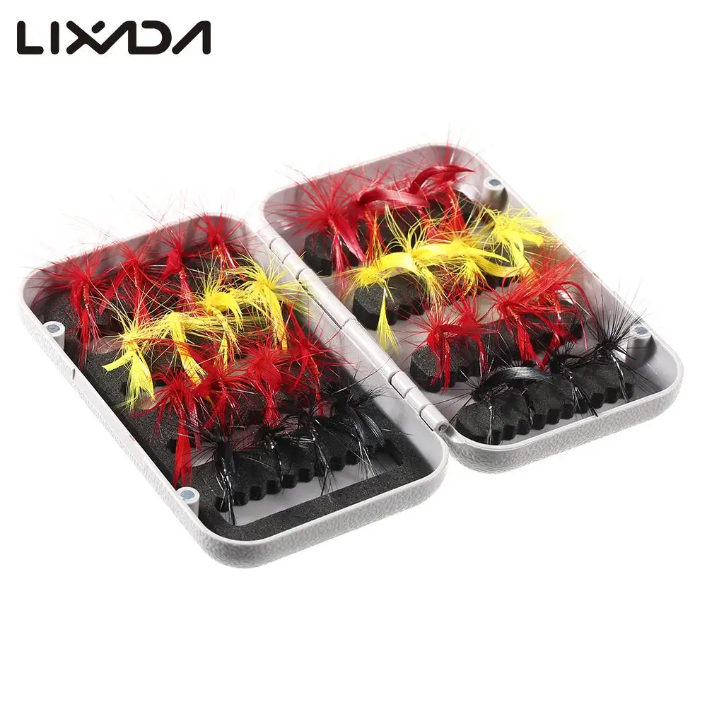 32 шт. Рыболовные Мухи сухие мухи снасти приманки одинарные крючки набор