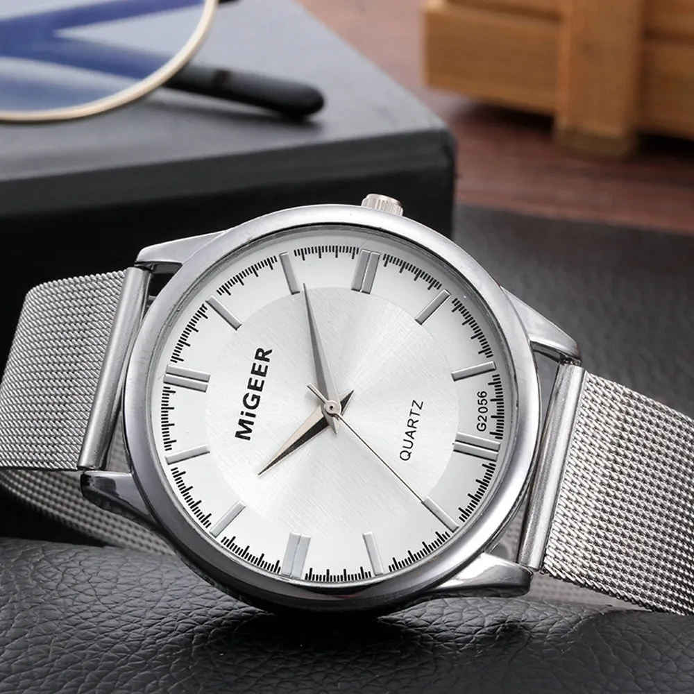 CUENA ультра тонкие мужские часы из нержавеющей стали водонепроницаемые Роскошные