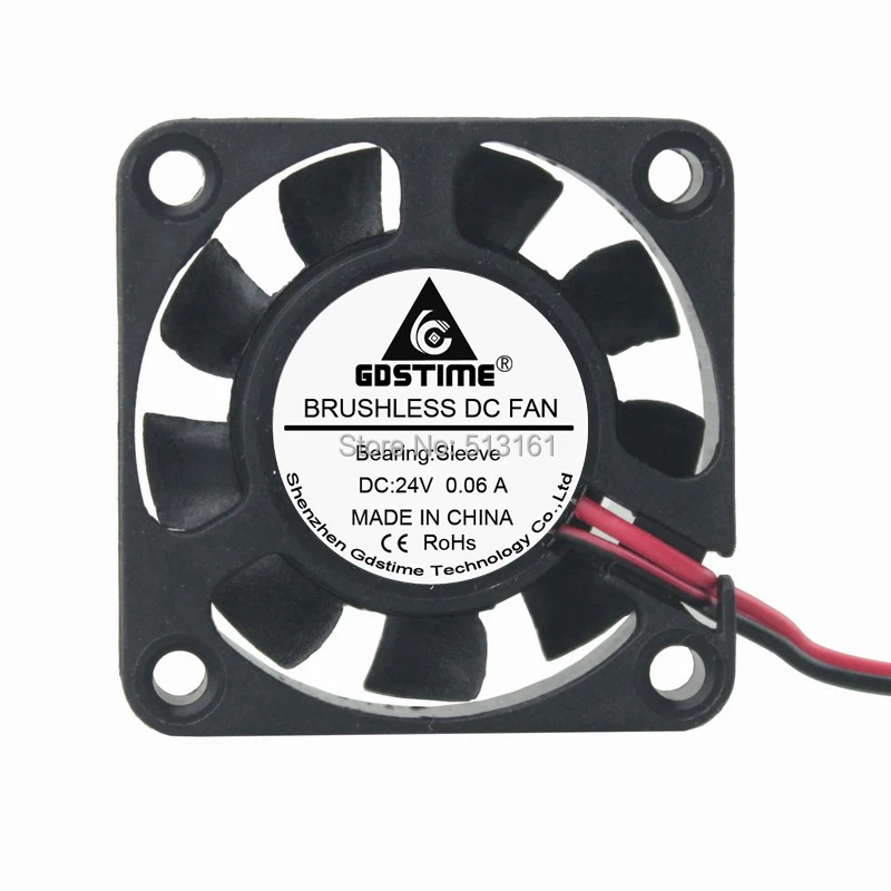 10 шт./лот Gdstime 4 см 40 мм 40x40x10 4010 24 В 2Pin PC Вентилятор охлаждения корпуса|case fan|4010 24vcpu
