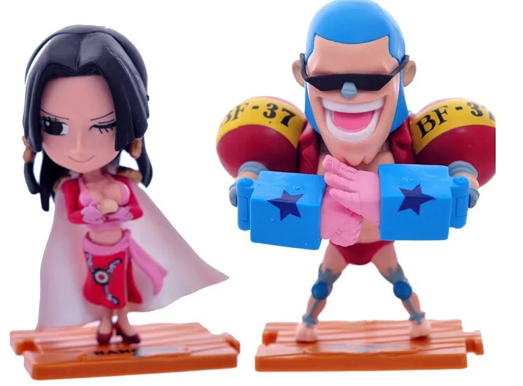 

Anime 10pcs/lot One Piece 12cm Size PVC Action Figure Car Collection Model Toys
