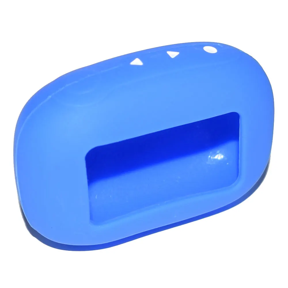 

Silicone Car Key Case For Starline B92 B62 B94 B64 B95 X96 RU Two Way Car Alarm LCD Remote Control Cover Protector Keychain Bag