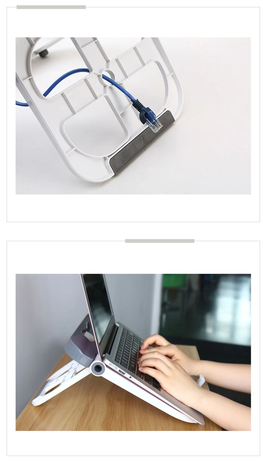 Портативный ноутбук стенд эргономичный держатель компьютера для Macbook lenovo ASUS планшет Регулируемая lapнастольный ноутбук вентиляция