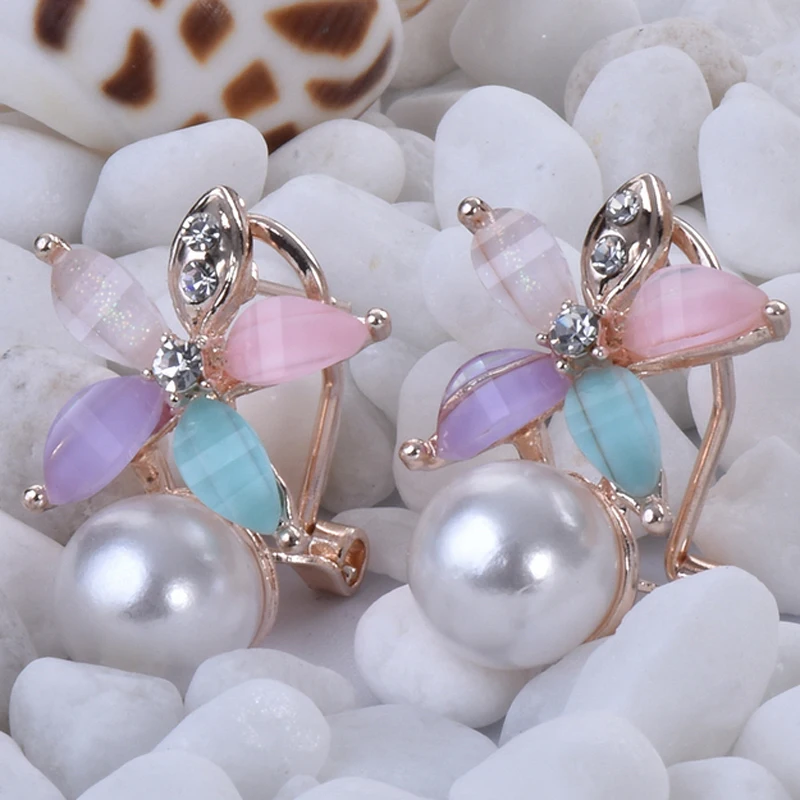 BONLAVIE 2017 новые модные серьги женские золотого цвета с имитацией жемчуга|studs earrings