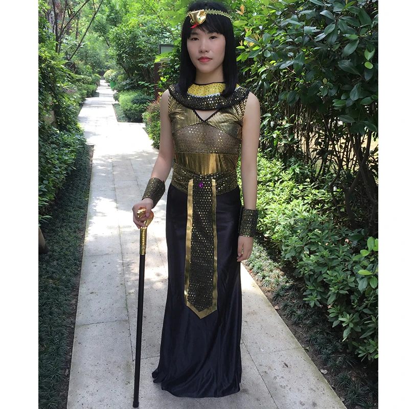 Egyt Cleopatra леди маскарадные костюмы для взрослых женщин Необычные Вечерние платья