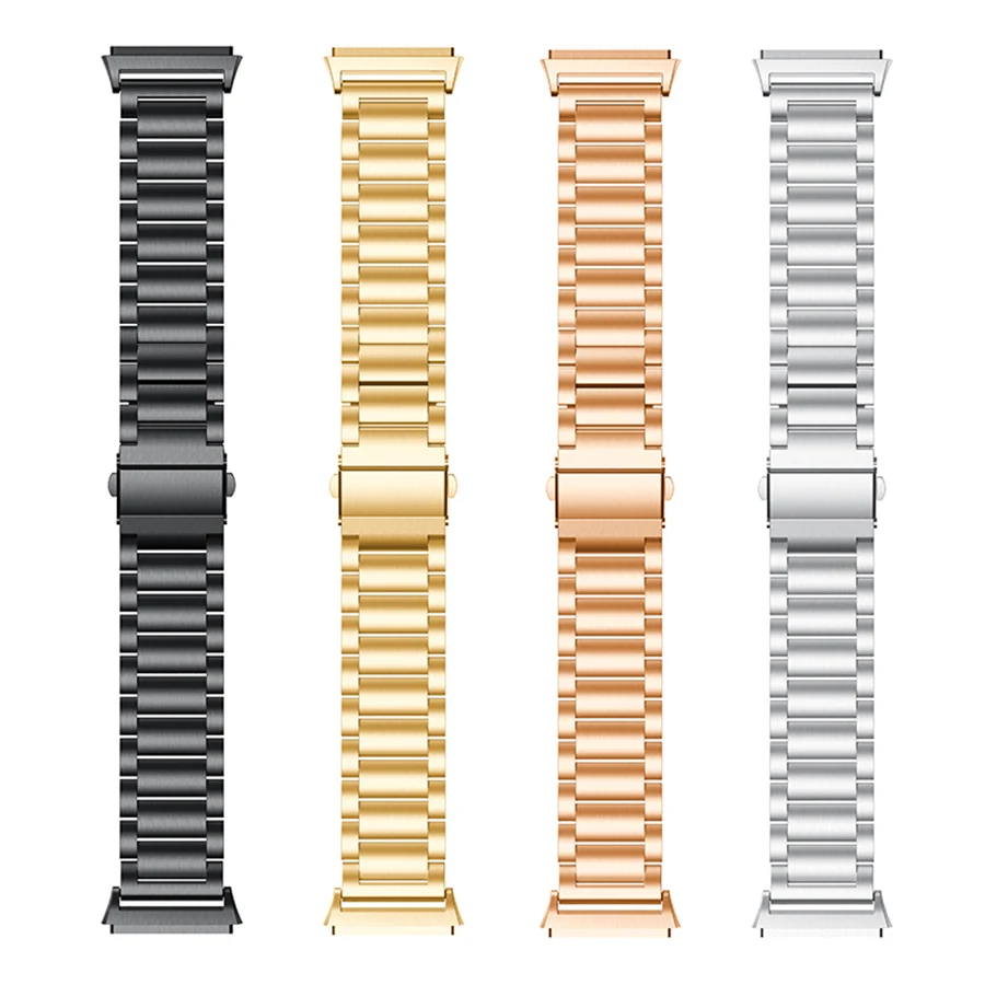 Смарт-часы SCOMAS для Fitbit Ionic Bands классический металлический сменный ремешок из