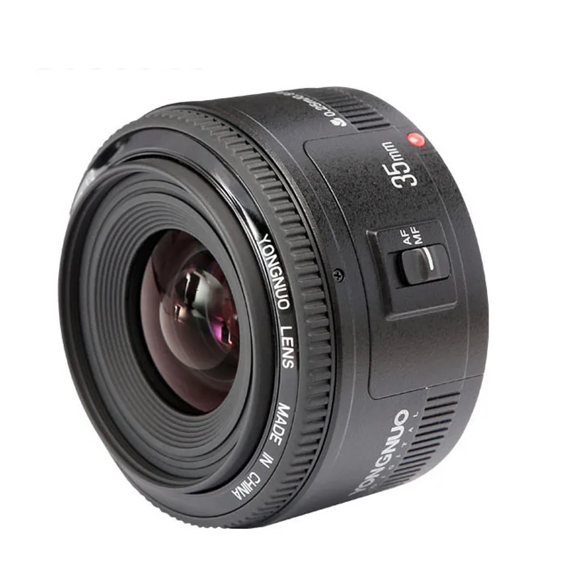 Yongnuo 35 мм объектив YN35mm F2 для Canon широкоугольный большой апертурой фиксированный с