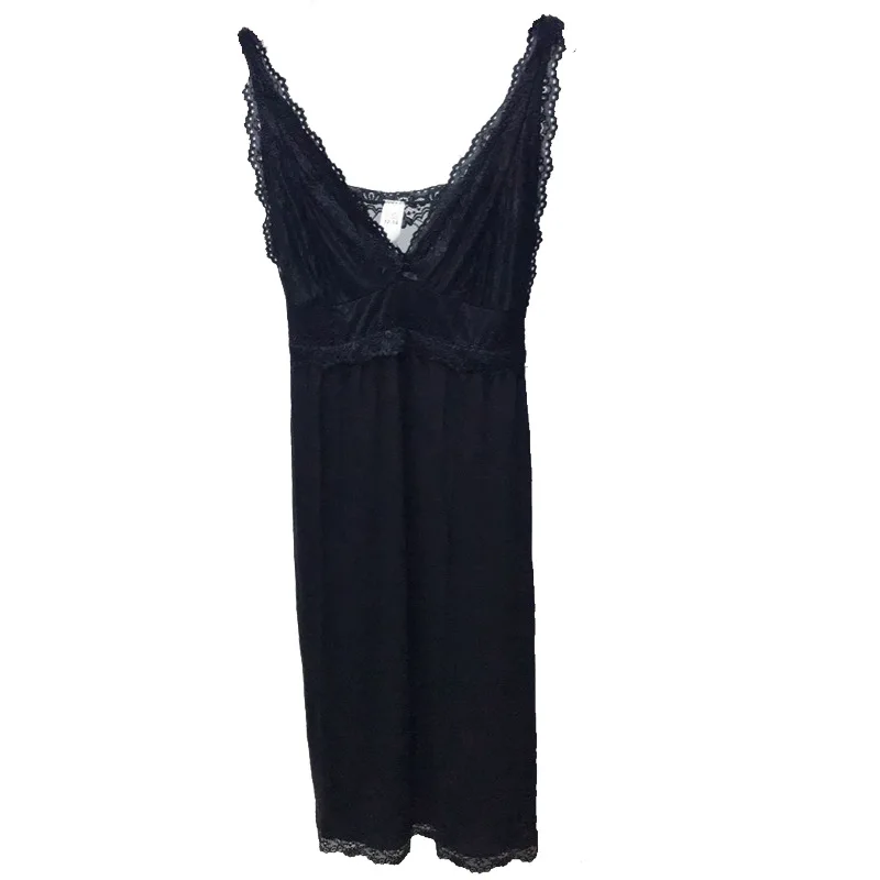 2019 новые летние пикантные ночная рубашка для женщин милые кружево платье без