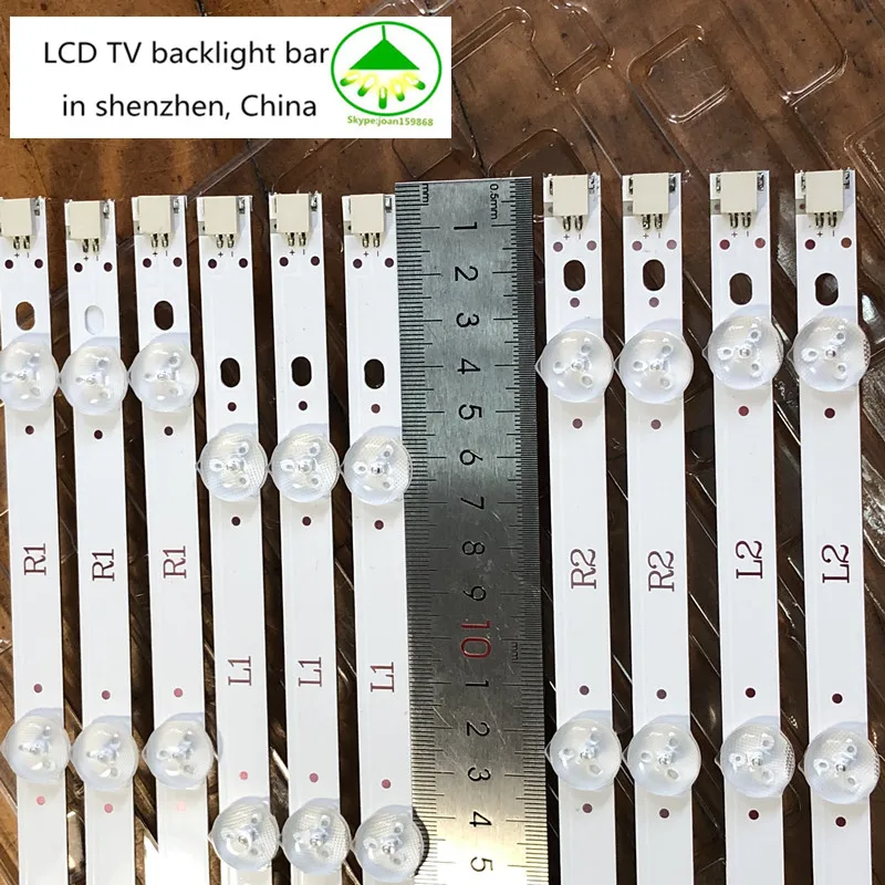 10 шт./лот Светодиодная лента для подсветки телевизора LG 42 дюйма Row2.1 42LN5400 42LN5300 420lcdue