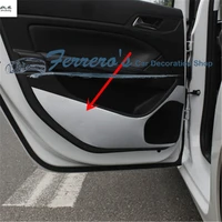 4pcslot car accessories carbon fiber car stickers door protection cover for 2015 2016 2017 peugeot 308 t9