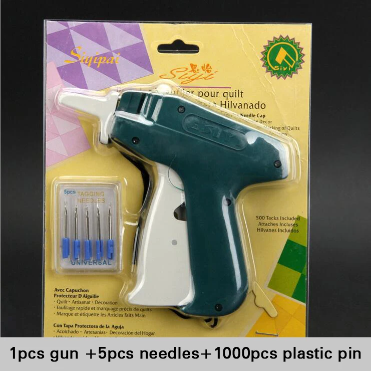 

free shipping hangTag/Hanging label gun/Clothes Garment Price Label Tagging Tag Gun+1000 Barbs+5 Needles/price hanging tag tools