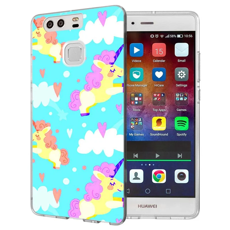 Для Huawei P9lite/P8 Lite 2016 2017 Y5 II 2 Y5ii / Y6 Compact Honor 5A LYO-L21 Мягкий ТПУ силиконовый прозрачный