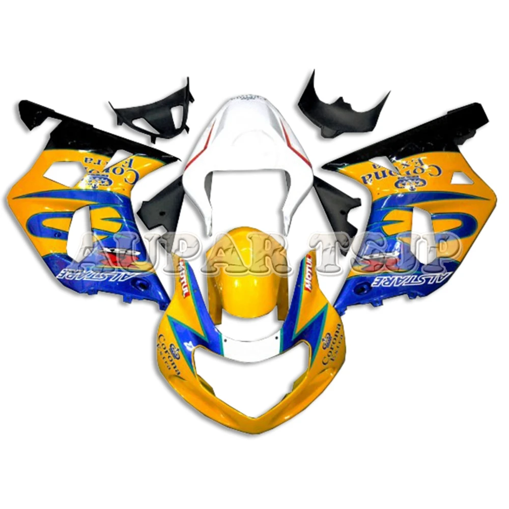

Sportbike Corona Yellow Blue Hulls For Suzuki GSXR600-750 2000 2001 2002 2003 GSXR750 GSXR600 ABS Injection Molding Covers