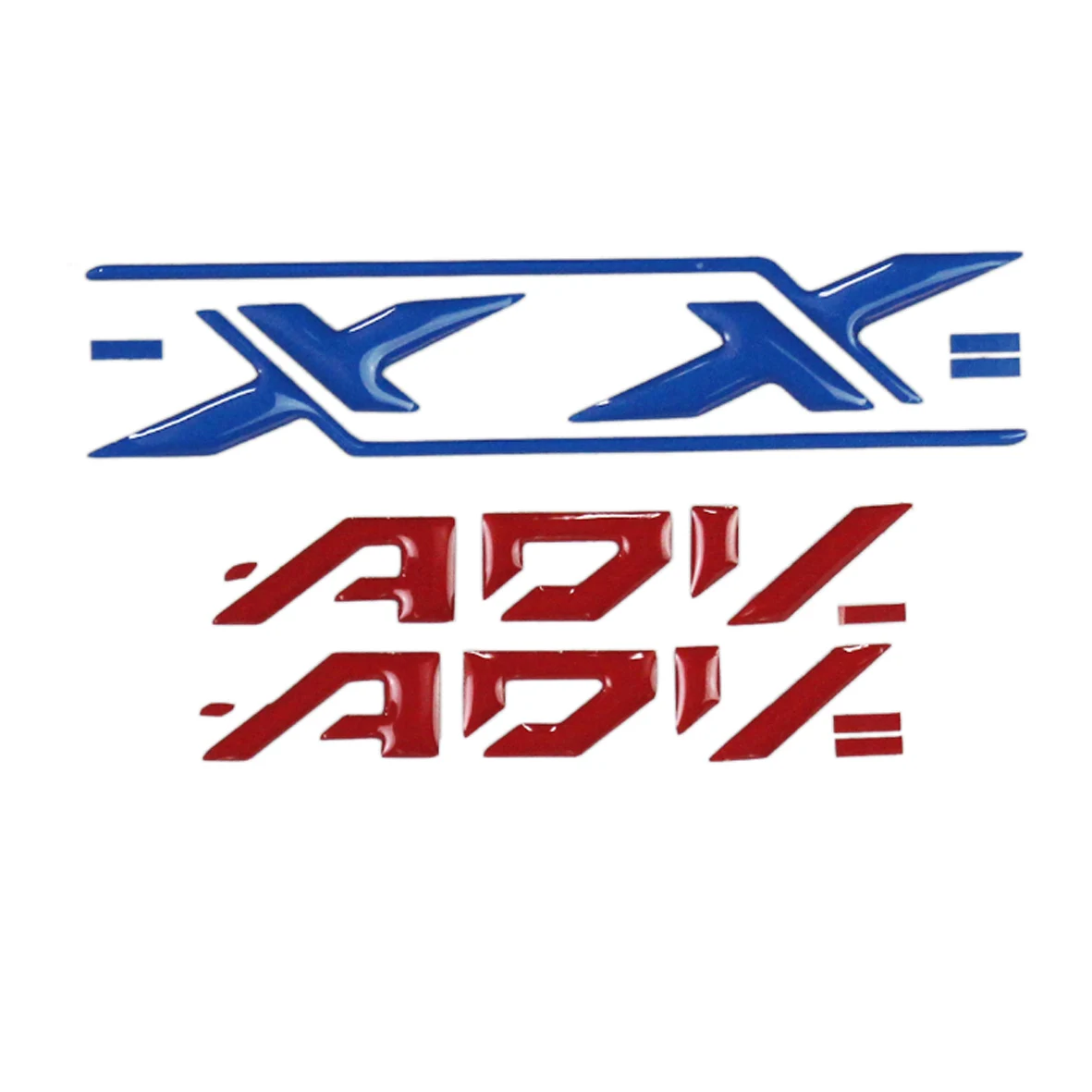 Наклейки на мотоцикл боковая панель цветной логотип наклейка светоотражающий 3D