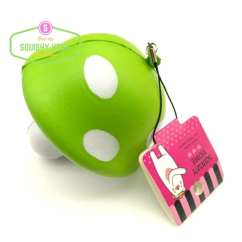 Kuutti Squishy 1 шт. милый мягкий гриб медленно Восстанавливающий форму Овощной еды