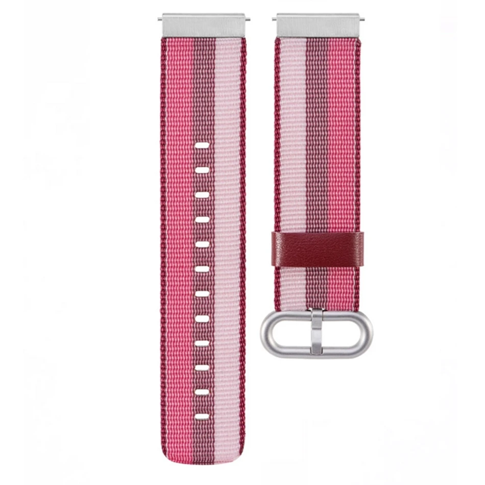 Цветной нейлоновый ремешок для Xiaomi Huami Amazfit Bip Bit Youth Watch Band аксессуары холщовый браслет 20 мм спортивный ремешок для часов
