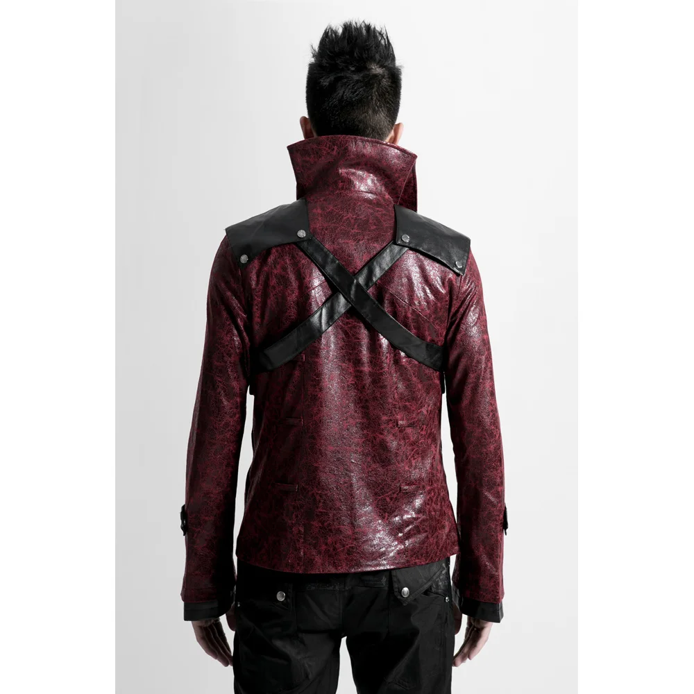 Модная короткая куртка унисекс в стиле панк Kera Streampunk viary Kei готическом Y254|jacket