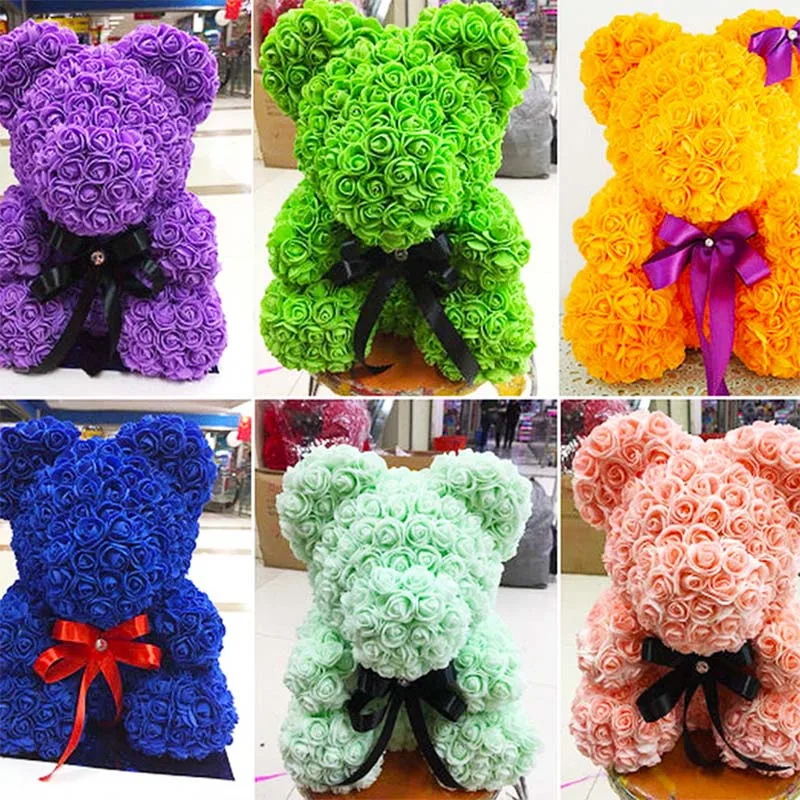 Креативные вечерние сувениры DIY белый пенопластовый Мишка для моделирования