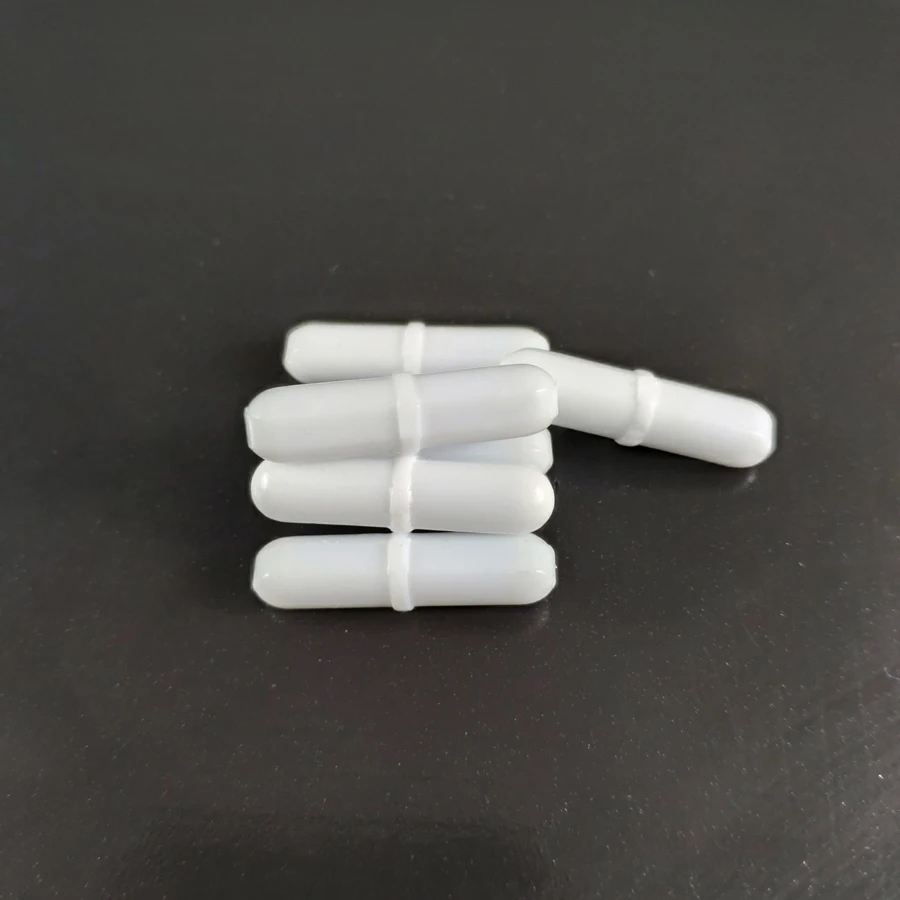 B8* 38 мм 5 шт. PTFE магнитная мешалка с поворотным кольцом белого цвета