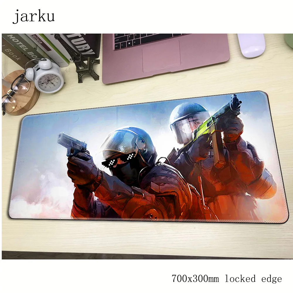 Геймерский коврик для мыши Counter Strike 700x300 мм ноутбука большой игровой с массовой