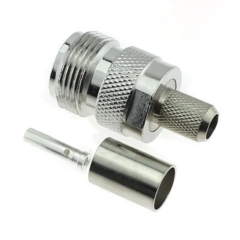 

5pcs N-K-5 RF Coaxial Connector L16 Female Large Cable Connector N Female Plug For 50-5 Coaxial Cable