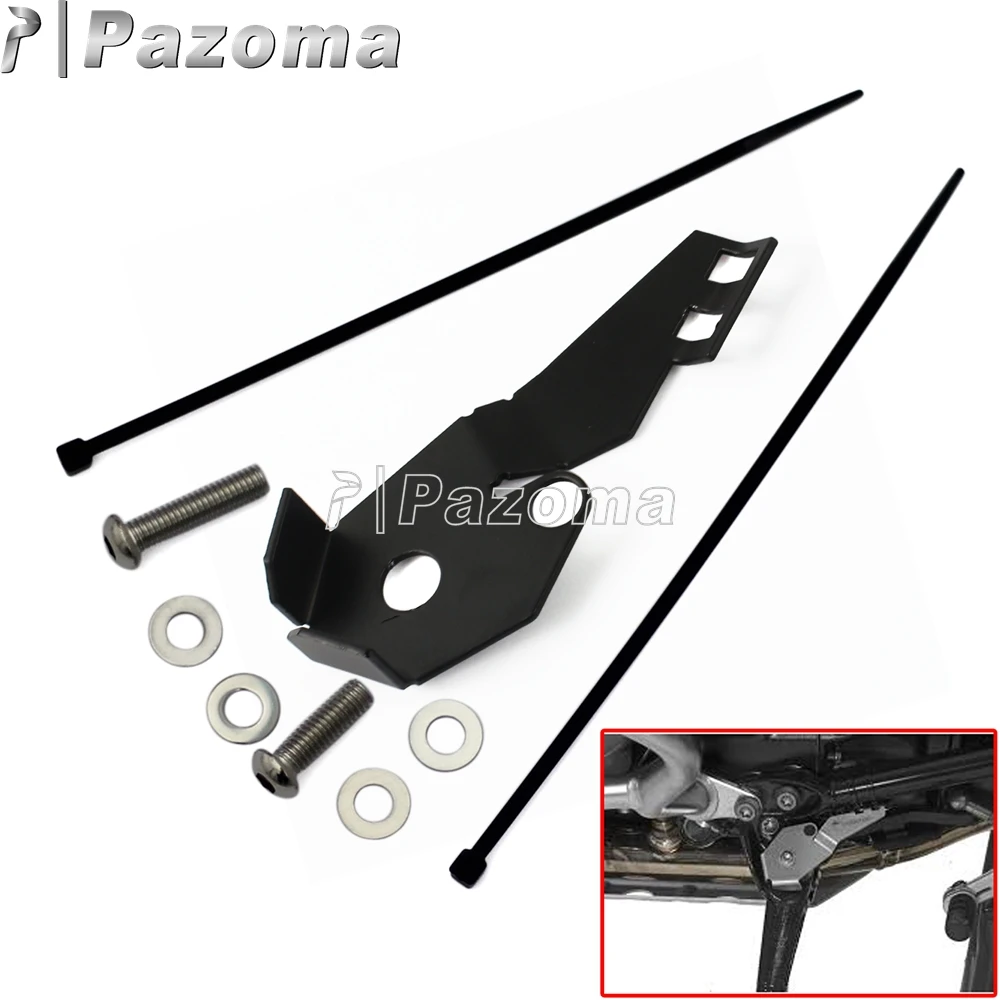 

Black Steel Side Stand Switch Guard Protector Motor Switch Cover For BMW R1200GS LC 14-16 ADV Motorcycle