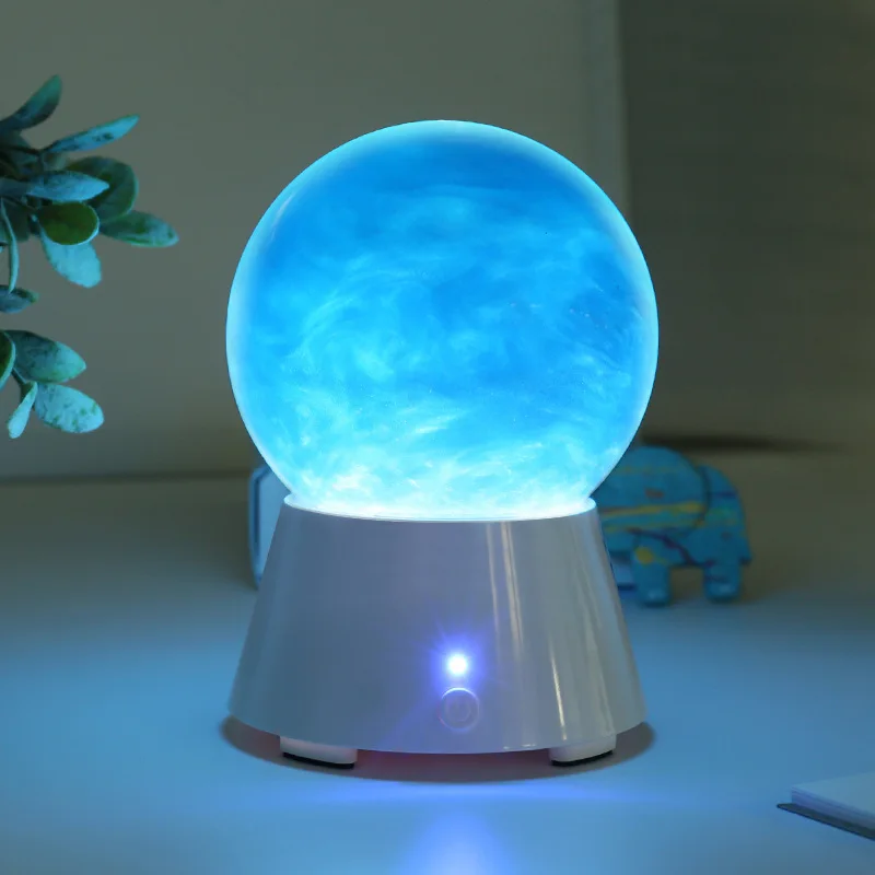 Новинка Ночной светильник с изображением планеты Bluetooth динамик музыкальная