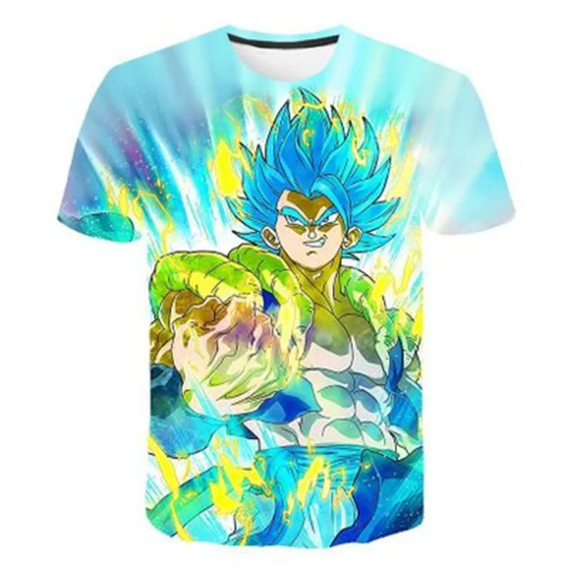 TS3212 Новинка года, Детская футболка с 3d принтом Dragon Ball DBZ Bulma Super Saiyan vegeta футболка с японским аниме летняя модная детская футболка - Цвет: TS3212