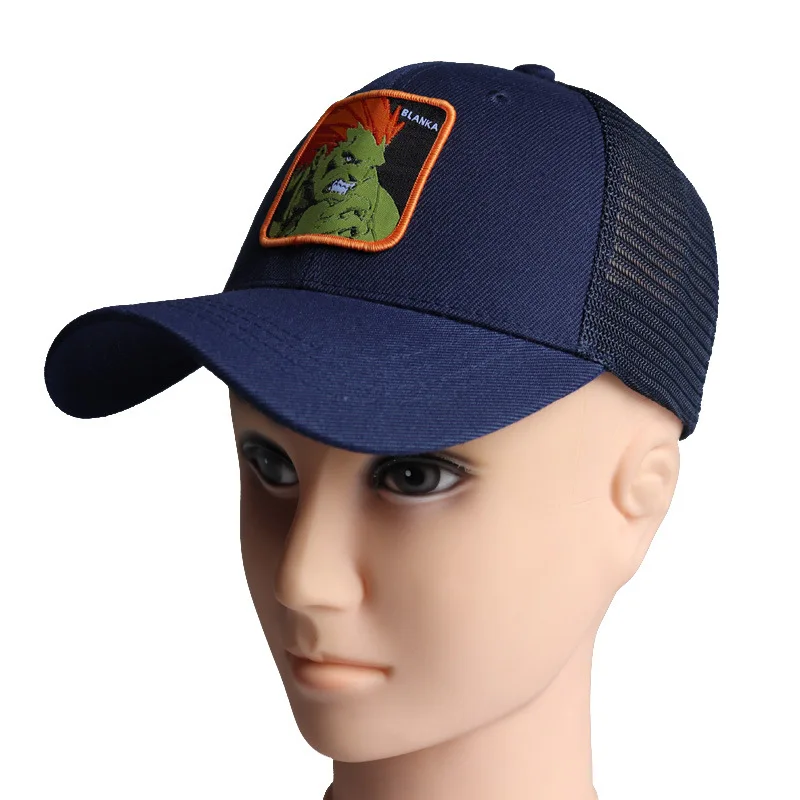 COLOR 27 Новая брендовая бейсбольная кепка Goku Dragon Ball Snapback, Высококачественная хлопковая кепка для мужчин и женщин в стиле хип-хоп, шляпа для папы, сетчатая Кепка, Прямая поставка - Цвет: COLOR 27