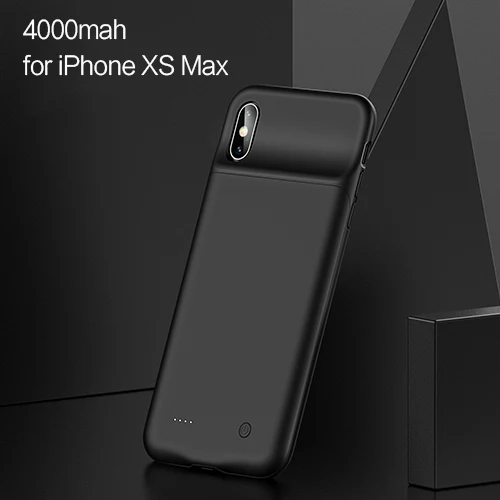 4000mah for iXS Max USAMS Батарея Зарядное устройство чехол s для iPhone X XR XS 6 6s 7 8 плюс 3000/4200 мА/ч, Мощность банк чехол тонкий внешний блок резервного Зарядное устройство Чехол - Цвет: 4000mah for iXS Max