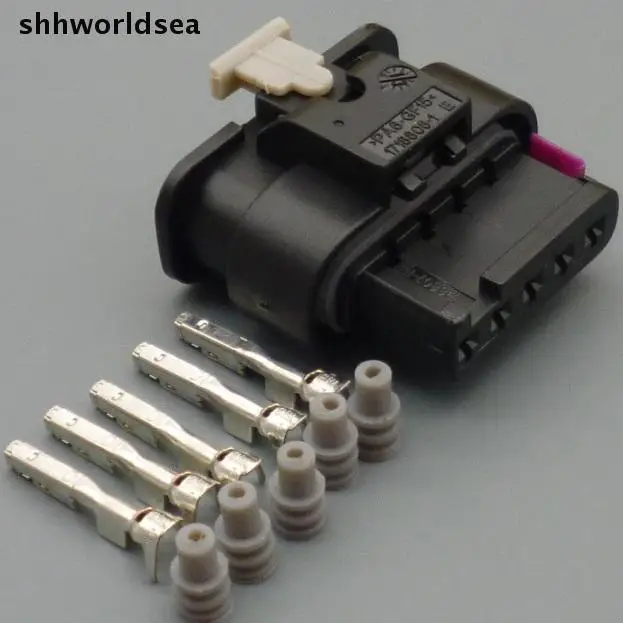 Shhworldsea 5 pin 1 2 мм Pin женские мотоциклетные автомобильные электрические разъемы