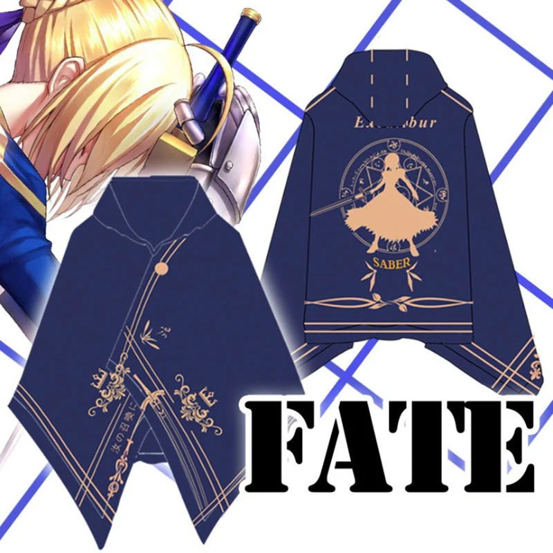 Аниме Fate stay night Костюмы для косплея сабля Косплей накидкой Хэллоуин Карнавальный