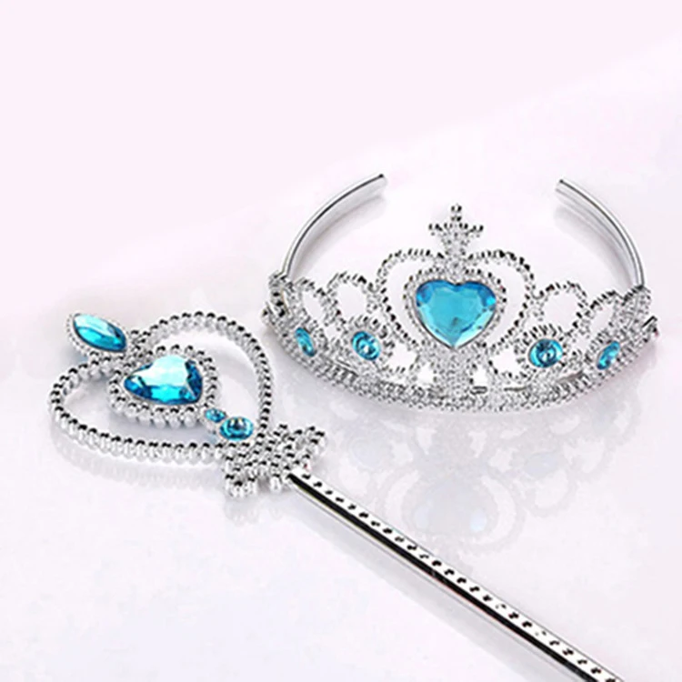 Blue Платье Анны и Эльзы для девочек; карнавальный костюм на Пасху; Детские праздничные платья на день рождения для девочек; платье принцессы; одежда для детей - Цвет: Blue