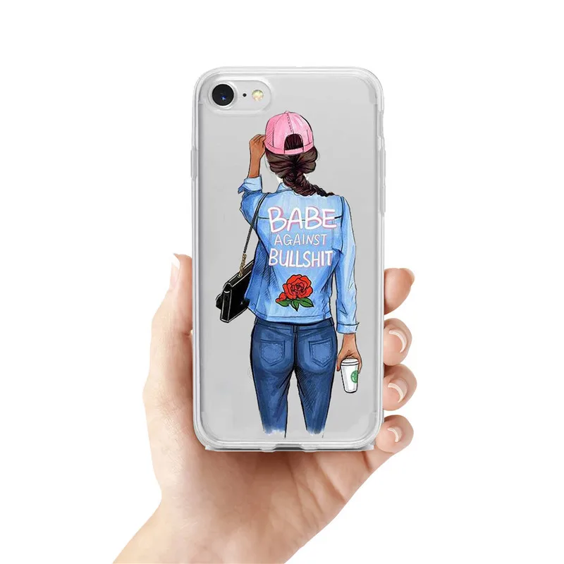 VOGUE lady viagem Casos de Telefone para o iphone11 11PRO 11PROMAX X XR XMax 5 6 7 8 8Plus чехол для корпуса - Цвет: TPU