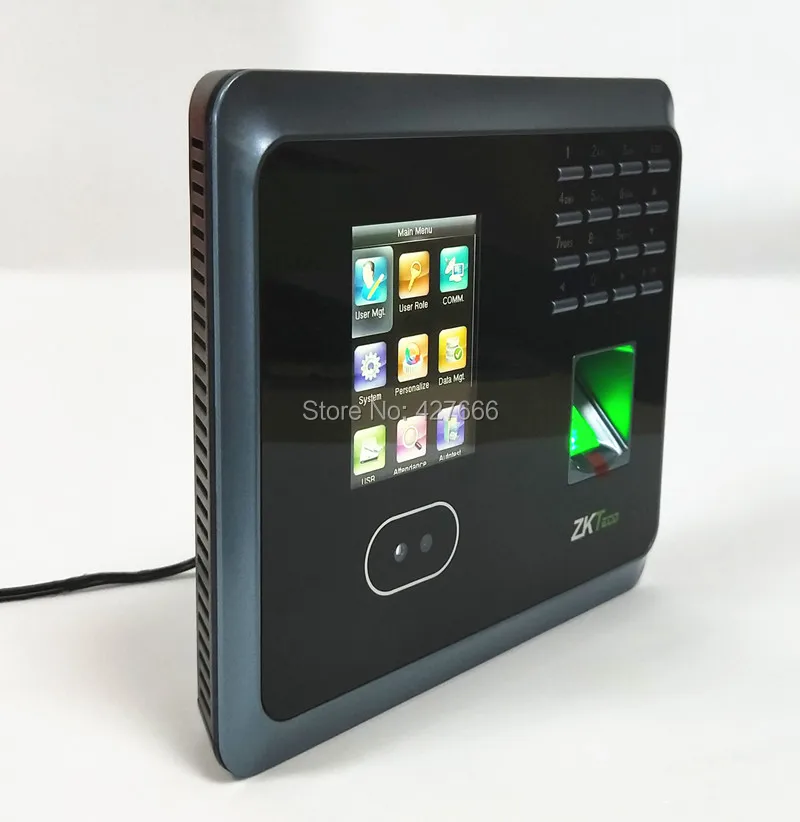 Wi-fi-фингерпринта ZK UF100Plus Wi-Fi TCP/IP лица рабочего времени Системы с бесплатным программным обеспечением