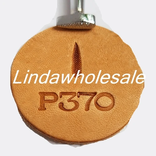 P370 Японская Кожа ремесло печати инструменты P370/P232/P212/P213/P217/P975/P236, кожаный инструмент, металлический штамп - Цвет: P370