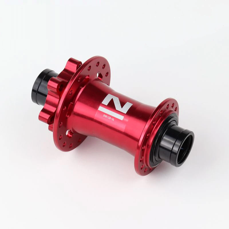 Front 32H Red Novatec DH61SB DH12SB DH Mtb Disc Brake 32 36H Bicycle Hub Thru Axle Downhill Mountain Bike Hubs 20mmx110mm 12mmx150mm - Цвет: Front 32H Red